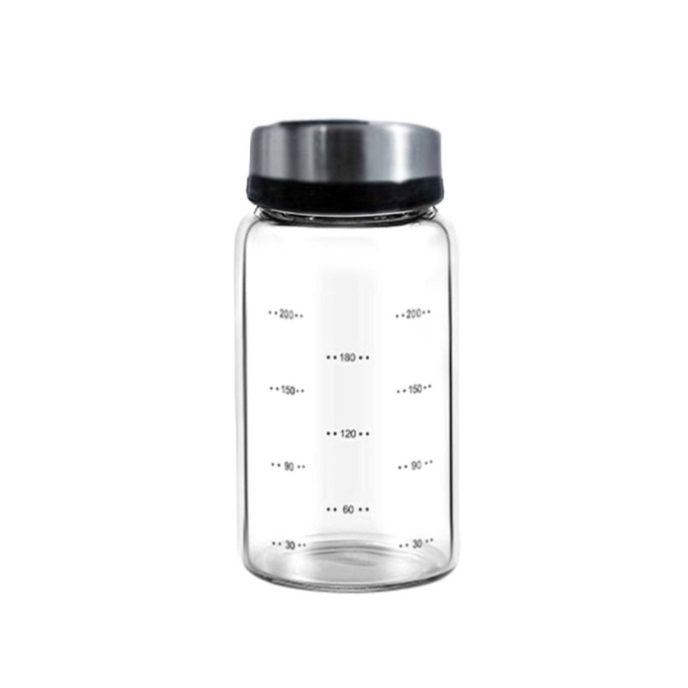 Lid Glass Seasoning Can Salt Sesame Storage Tank Solid Condiment Seal Jar Pepper Spice Shaker