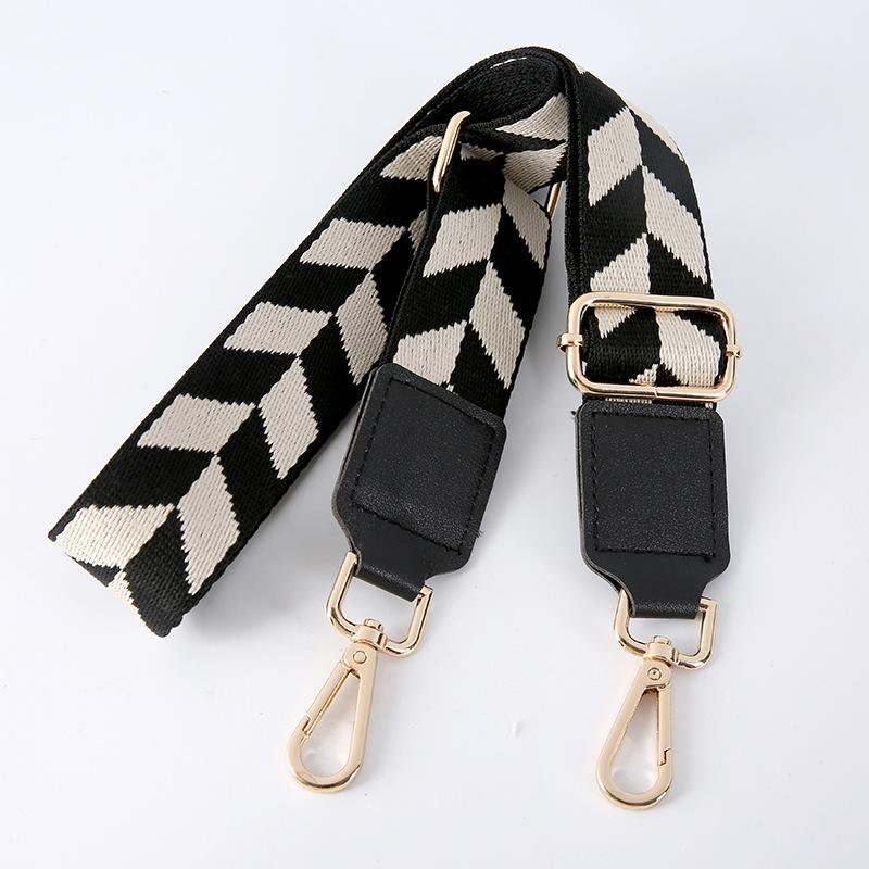 New Diamond Bag with Color Bag Accessories Wide Shoulder Strap Adjustable Versatile Women's Bag Crossbody Replacement Strap