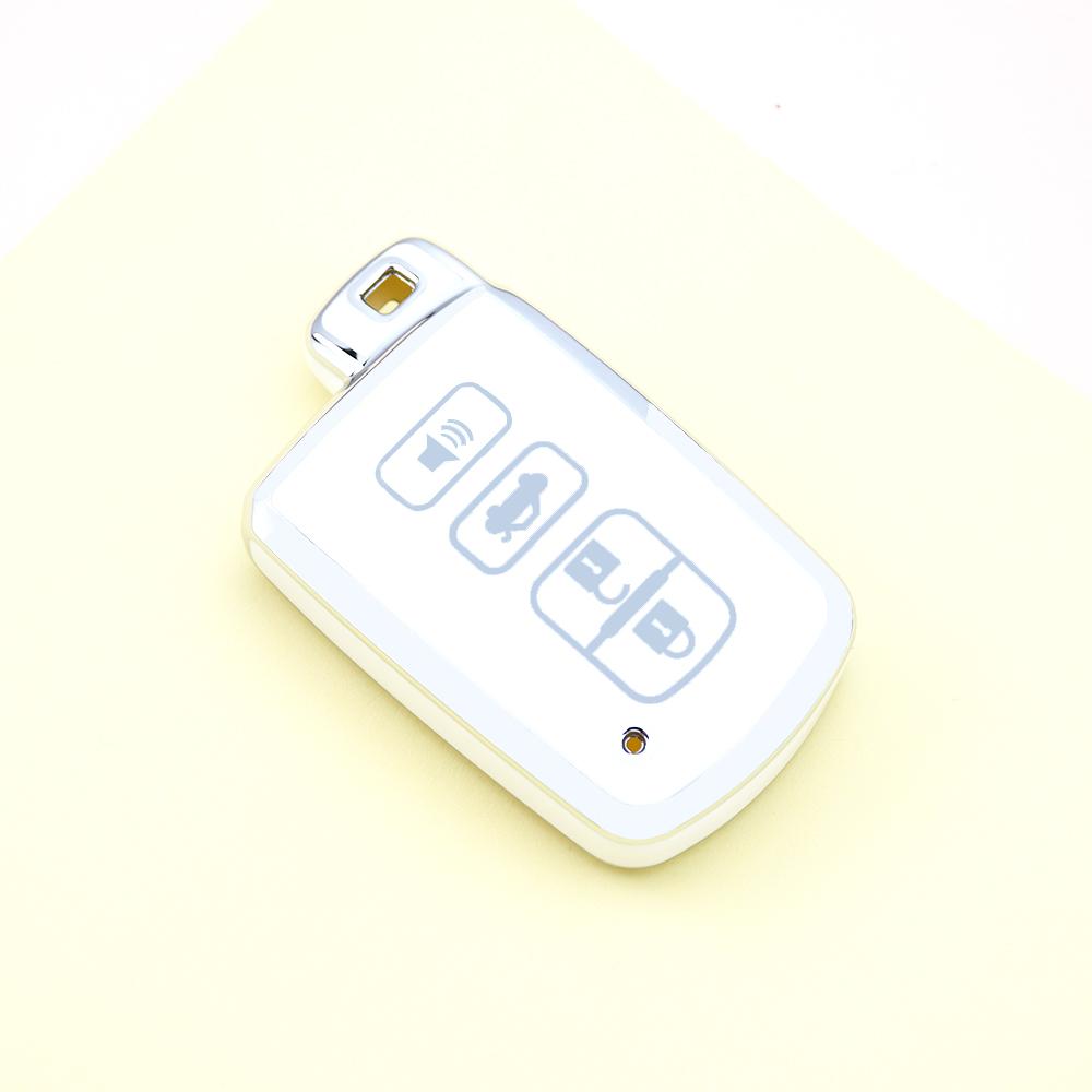 2 3 4 Кнопки Серебристый Край ТПУ для Toyota Camry RAV4 Avalon Auris Автомобильный Чехол Брелок Бесключевой Держатель Чехол для Смарт-Ключа Сумка Держатель Защитник