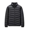 Mens Lightweight Down Jacket Slim Fit Stand Collar Winter Outerwear Youth Adults Warm Thin Puffer Coat