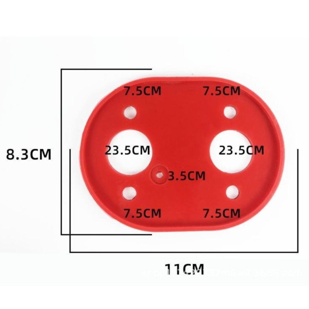 1pc Count Diesel Heater Sealing Gasket Red Color Silicone Sealing Gasket for Diesel Heater