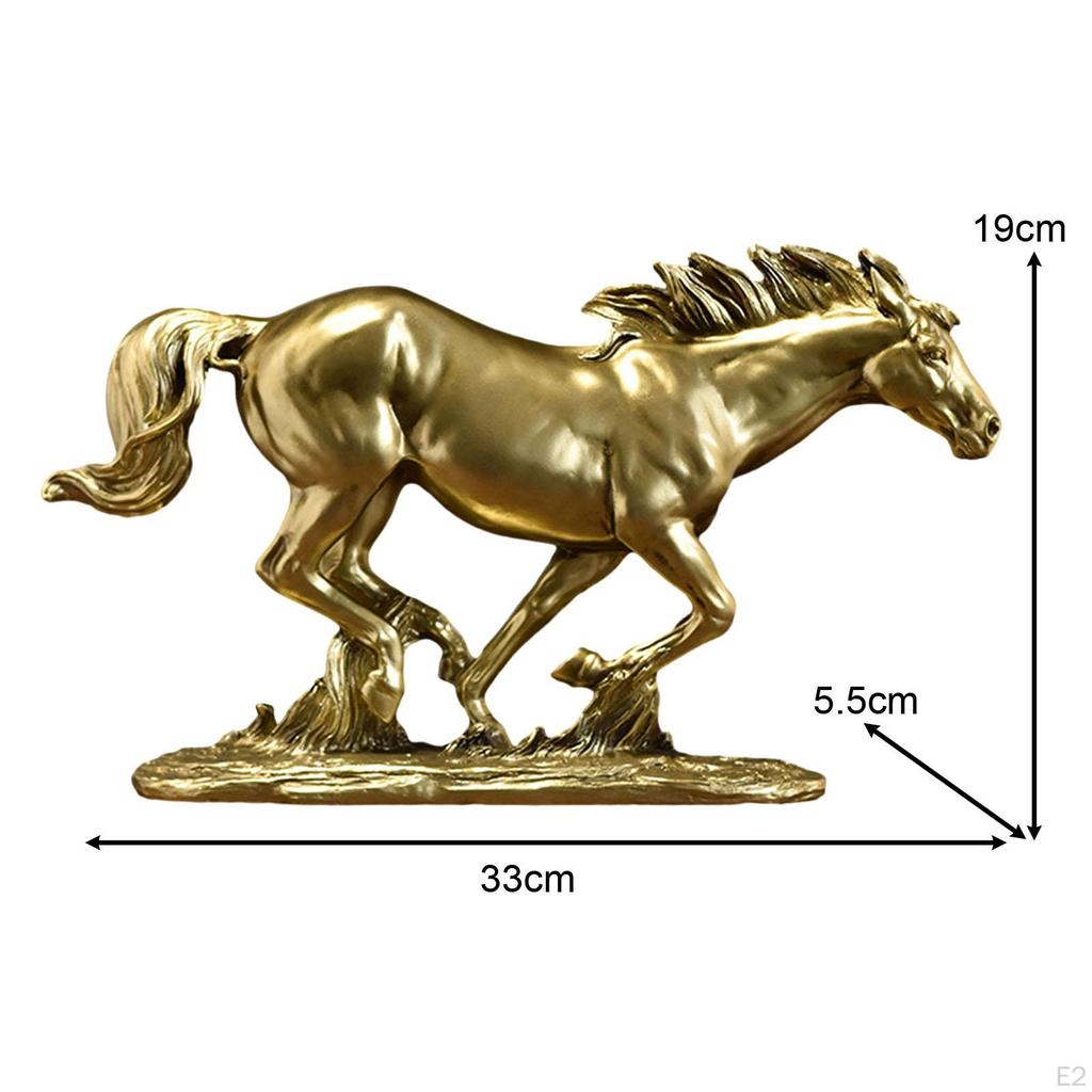 Horse Statue Figurines Collectable Crafts Resin Animal Ornaments Sculpture