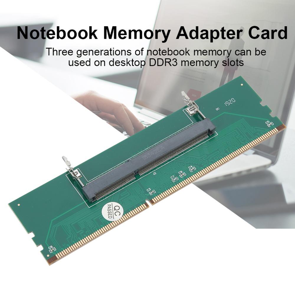 Practical DDR3 Adapter Card Green Laptop To Desktop Converter Computer Accessories