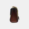 [Pre-Owned] Padlock Moonlight Treasure Box Series Metal Lock Logo Canvas And Leather Crossbody Bag Small - Very Good #1QEL3AF
