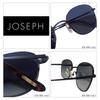 Солнцезащитные очки JOSEPH Polarized для мужчин и с оправой, совместимой с диоптриями, отражающими УФ-излучение [] женские, поляризованные, вырезанные, вырезанные, JOS-5001 [Оправа/серая]