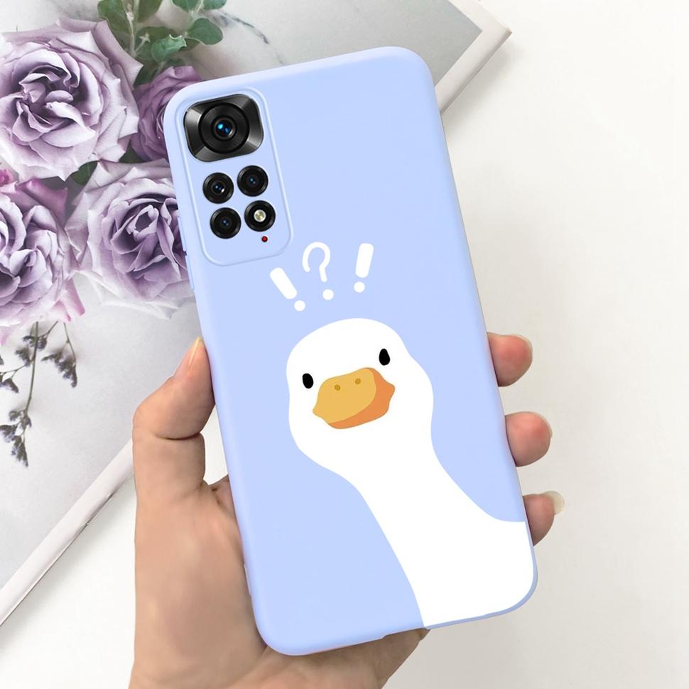 Чехол для телефона Xiaomi Redmi Note 11 Чехол Кот Цветной Чехол Силиконовый Мягкий Для Redmi Note11 Note11 4G Ударопрочный Защитный Чехол