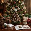 Multi-layered Knitted Christmas Tree Craft Set Crochet Christmas Tree Handicrafts Home Decoration