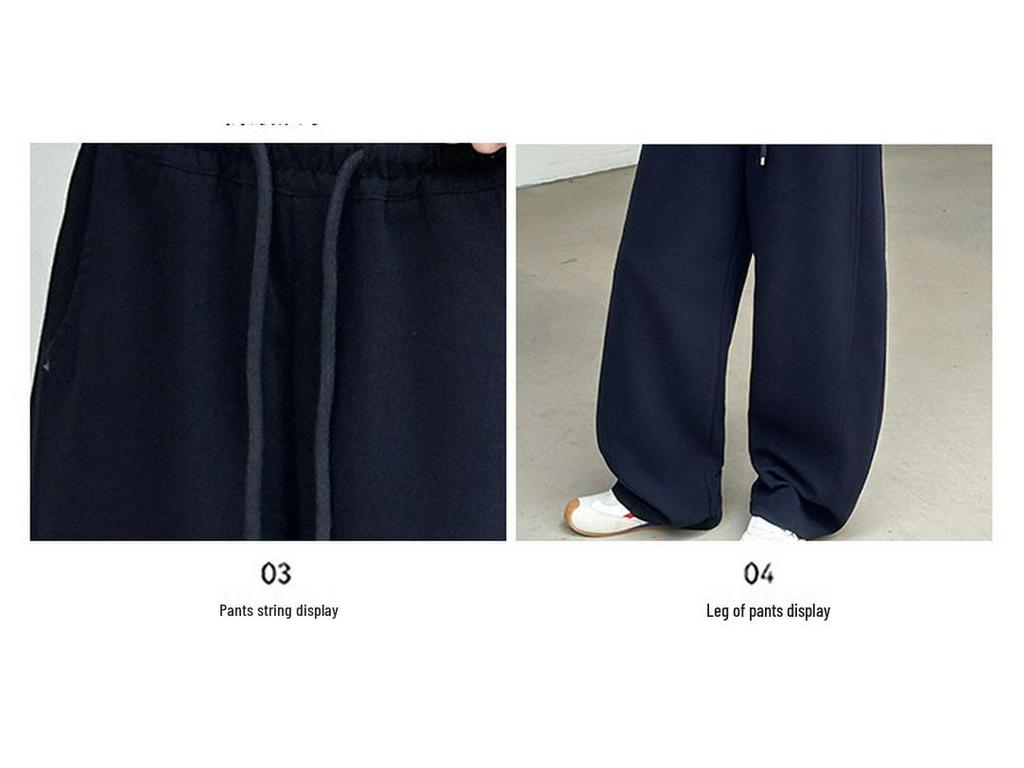 Спортивные брюки-палаццо для девочек - Весна/Осень 2025 Повседневные спортивные брюки для учениц начальной школы