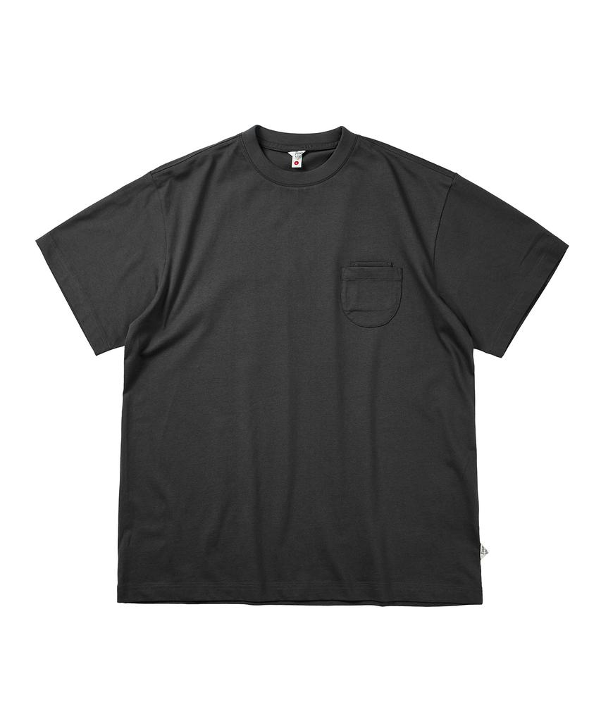 FOUNDPOCKET Fpp Карманная футболка с круглым вырезом Серая