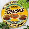 Винтажная металлическая жестяная вывеска Reese's 1928 года 8x8 Настенное искусство Декор для дома и офиса Бар Кафе Подарок