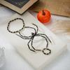Dark Punk Halloween Bangle Elastic Halloween Hand Decoration Funny Spider Stretch Bracelets  Girl