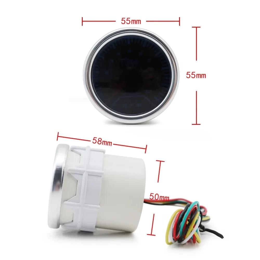 Universal Turbo Boost Gauge PSI Turbocharger Pressure Meter for Car Modification & Racing