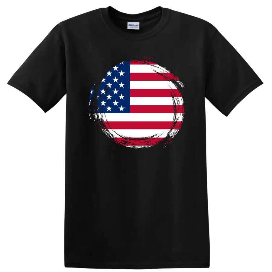 American Flag Graphic T Shirt Patriotic Pride Freedom Tee Apparel