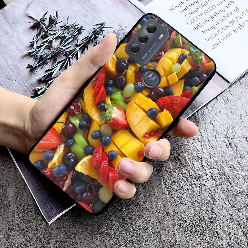 Чехол для телефона Fruits для Moto G84 G22 G32 G42 G52 G62 G53 G72 G60 G60S G24 G10 G20 G30 G13 G50 G 5G G Pure