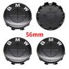 BBJX7 7Pcs Full Black Carbon Fiber Pattern Emblem Set for BMW Hood Trunk Wheel Steering Badge 82mm 74mm 68mm 56mm E90 F10 F30 Tuning