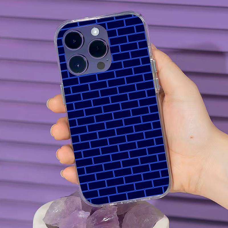 Чехол для телефона Splicing Bricks для iPhone 11 12 13 14 Pro Max 7 8 Plus X Xr Xs Max Se 2020 Mini прозрачный чехол