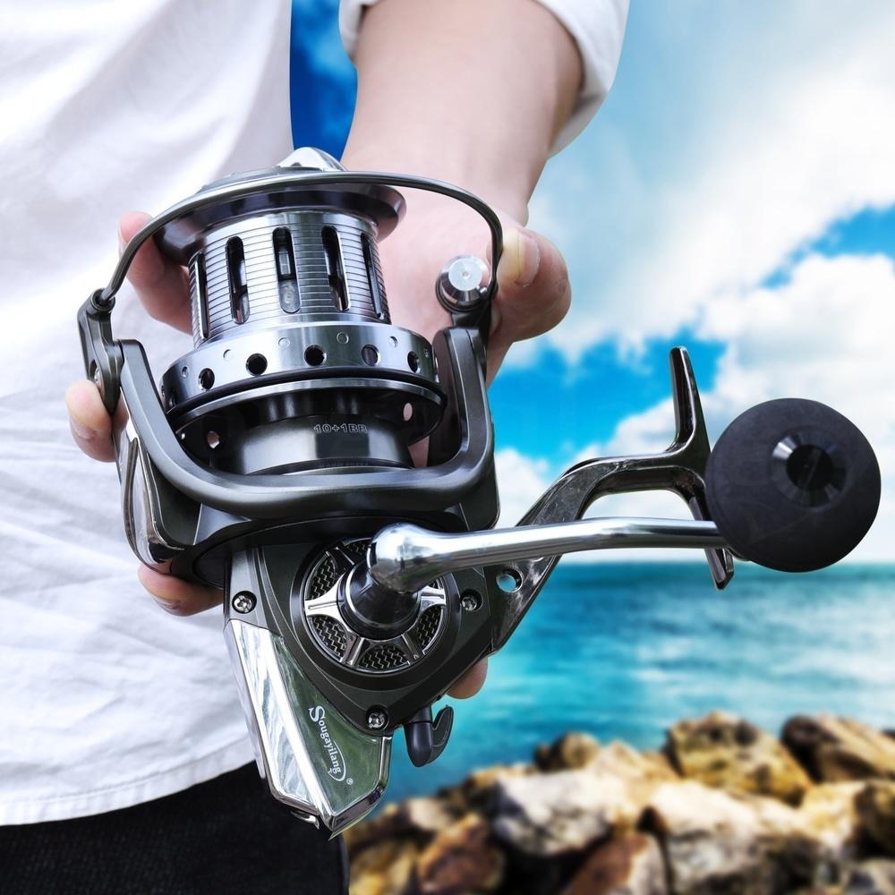 Saltwater Sea Fishing Reel 10000 Series Trolling Fishing Reel 10+1BB Spinning Fishing Reels
