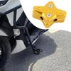 Aluminum Alloy Kickstand Sidestand Extension Enlarge Plate Pad, Motorcycle Side Stand Foot