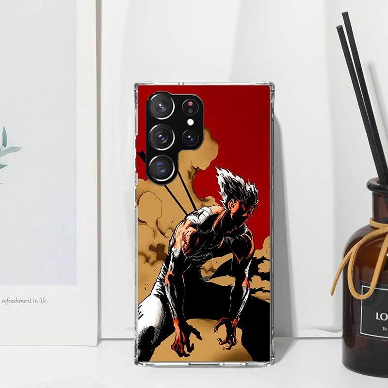 Чехол для телефона One P-Punch-Man Гароу для Samsung Galaxy S26 S25 Edge S24 FE S23 S22 Ultra S21 Plus S20 + Художественные Fundas Задняя крышка Galax