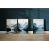 Blue Mountains Wall Art Set of 3 Misty Landscape Prints Minimalist Nature Posters Canvas Poster Prints Home Bedroom Room Decor