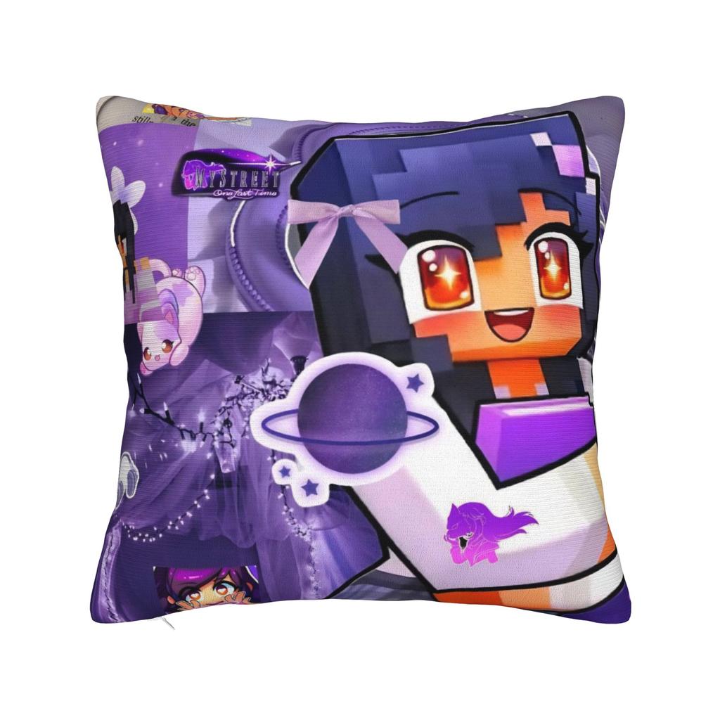 AAphmau Cartoon Pillowcases Accessories Soft Cushion Cover Decoration Pillow Case Cover Home Multi Size