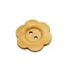 50PCS Flower Shaped Wood Buttons Vintage Sewing Button Clothing Button  Clothing Sewing