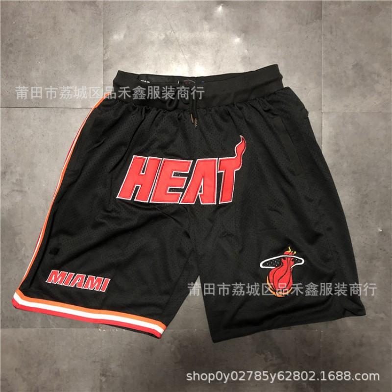 Баскетбольные шорты Miami Heat Мужские Городские Белые Черные с Радужным Принтом Спортивная одежда для Тренировок Хлопковые Атлетические Брюки