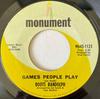 7inch Record BOOTS RANDOLPH - Games People Play MN451125 Monument 1969 US Folk Used