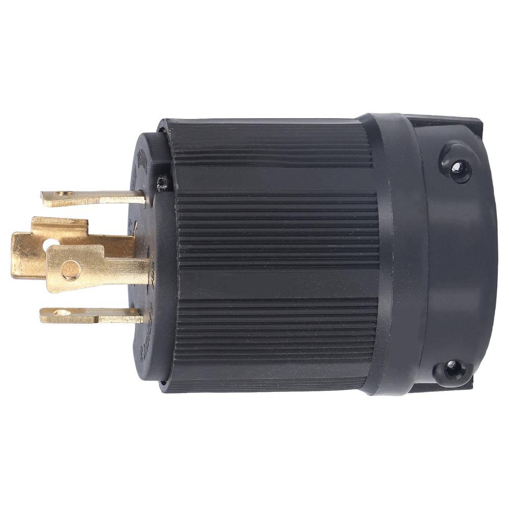 Адаптер-вилка 30А 277-480В 4-контактная промышленная вилка с блокировкой Адаптер с фиксацией Вилка с блокировкой Питание генератора