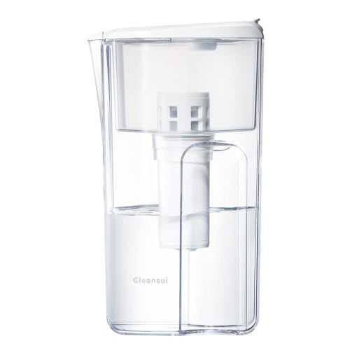 Cleansui Water Purifier, Pot-Type Cartridges, 3-Pack [CP405Z-WT], Filtered Water Capacity: 1.4L, Total Capacity: 2.2L, Medium Capacity Model
