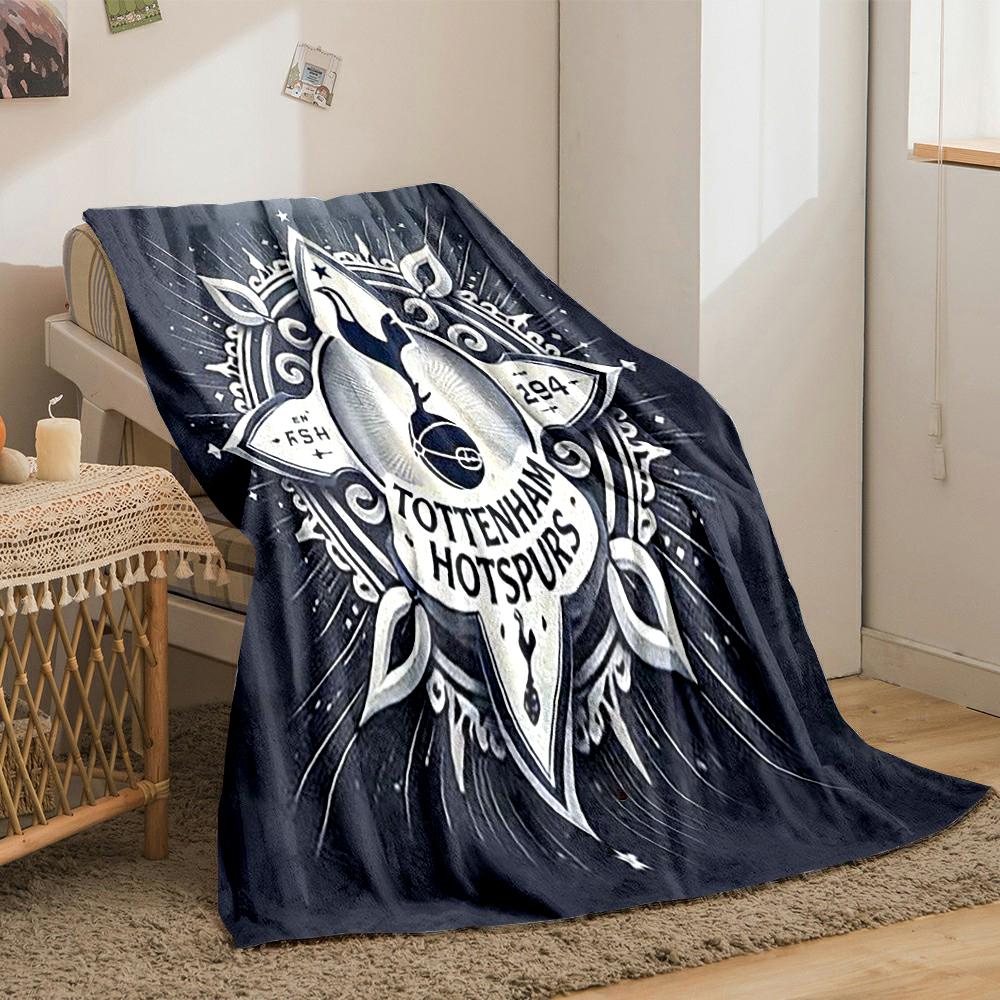 Tottenham Hotspur Designed Flannel blanket for bedroom, living room, sofa, and nap