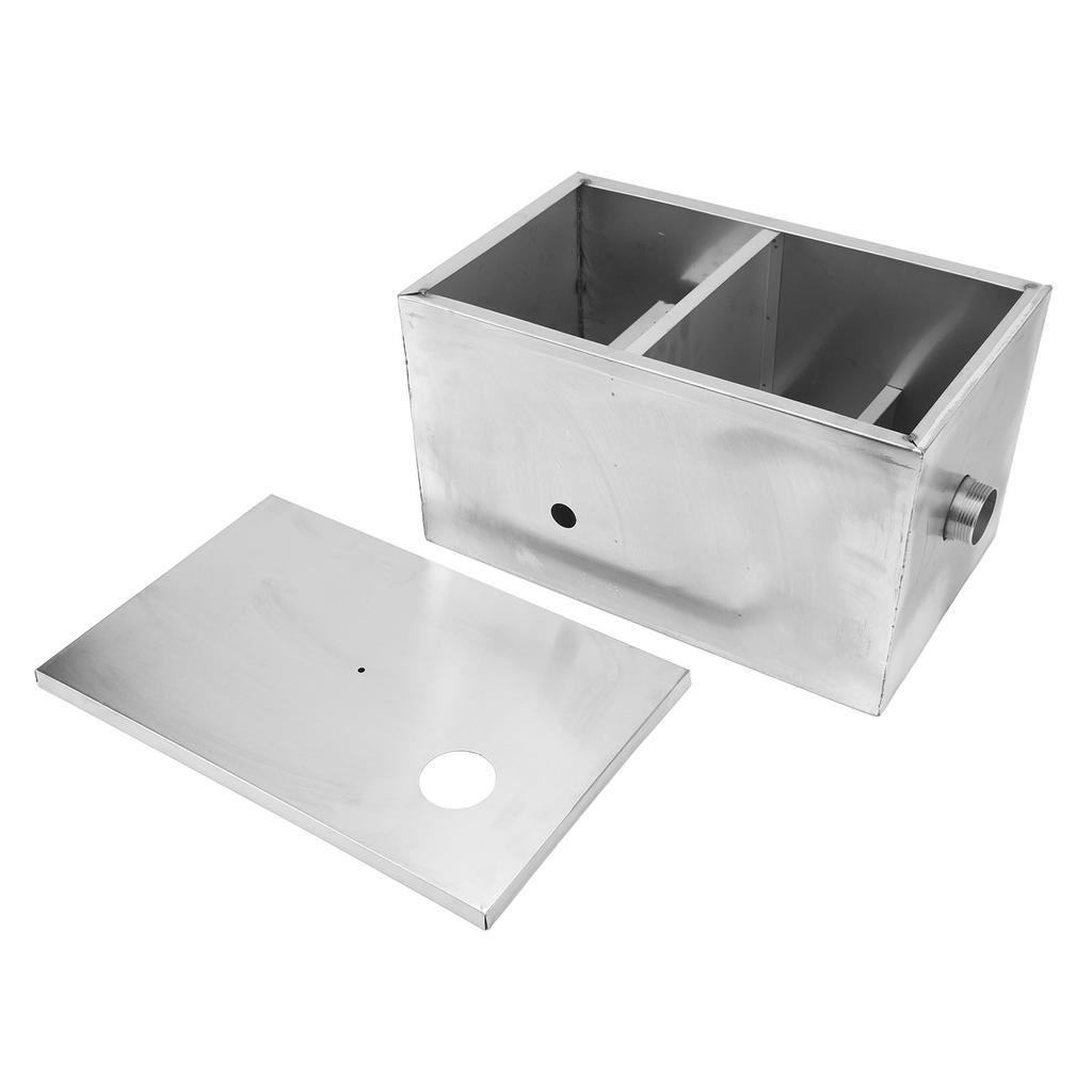 Жироуловитель из нержавеющей стали с 3-уровневой фильтрацией, большой емкостью, перехватчик отходов для кухни