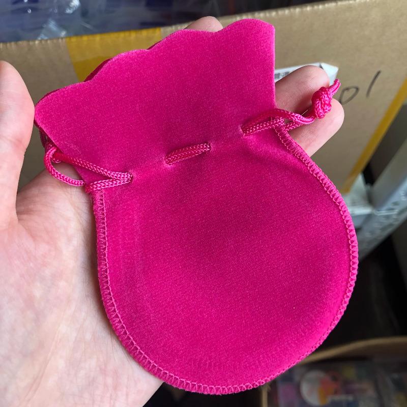 Бархатный мешочек на шнурке Мешочек-тыква на шнурке Упаковочный мешочек для ювелирных изделий Свадебные рождественские мешочки для сувениров Подарочные мешочки KTY