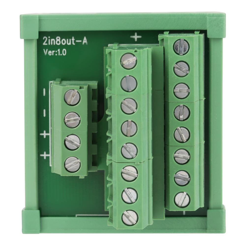 52 *49*46mm Breakout Board 2 In 8 Out Terminal Blocks Module Control Panel Systems