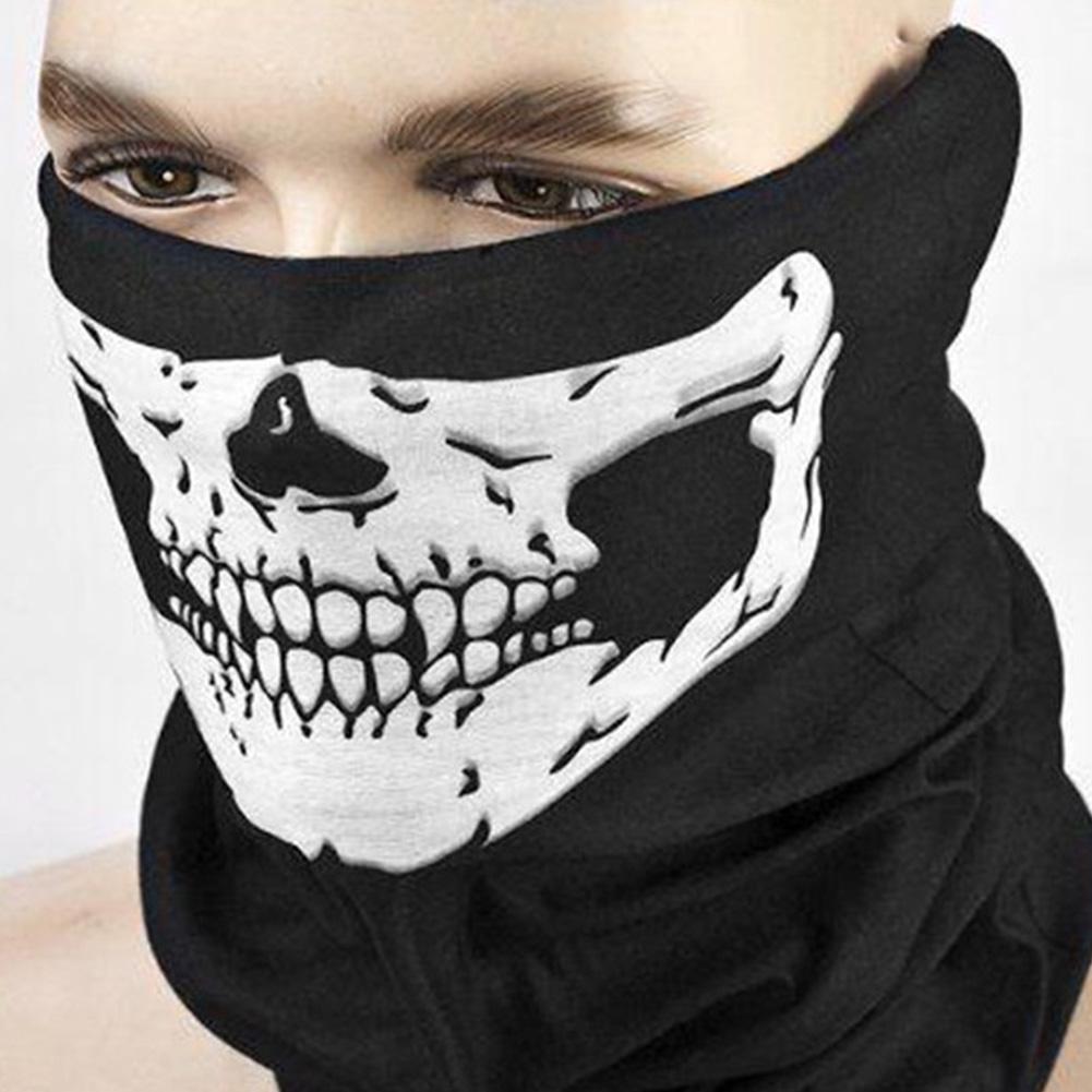 Multi-purpose Skull-head Pattern Magic Scarf Variable Seamless Turban/Mask Halloween Props