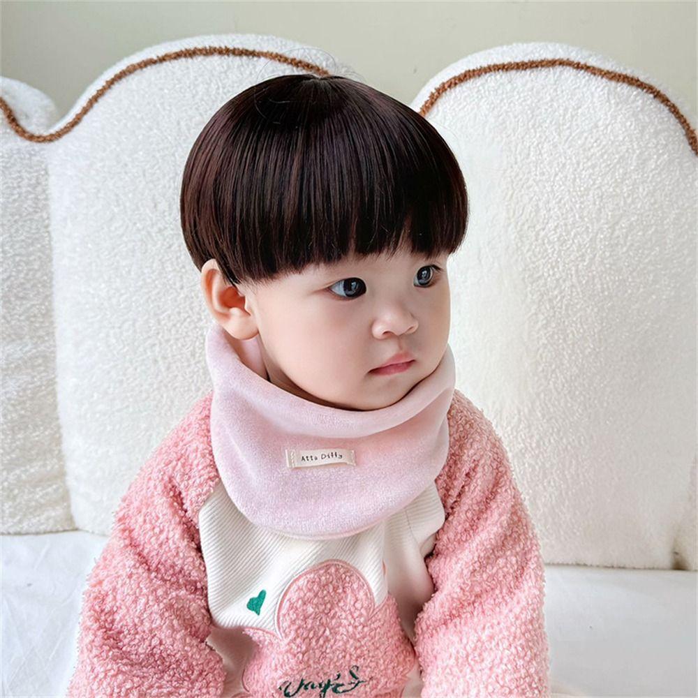 Soft Kids Scarf Velvet Thick Neckerchief Cute Neck Warmer Winter