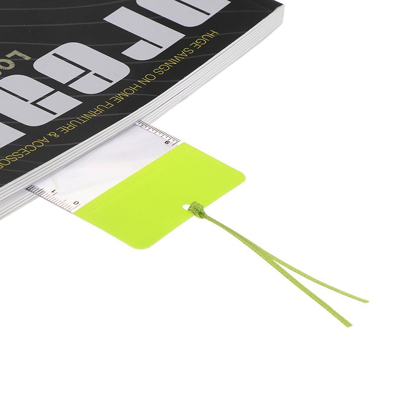 Ручное увеличительное стекло для визитных карточек, 3-кратное увеличительное стекло для закладок