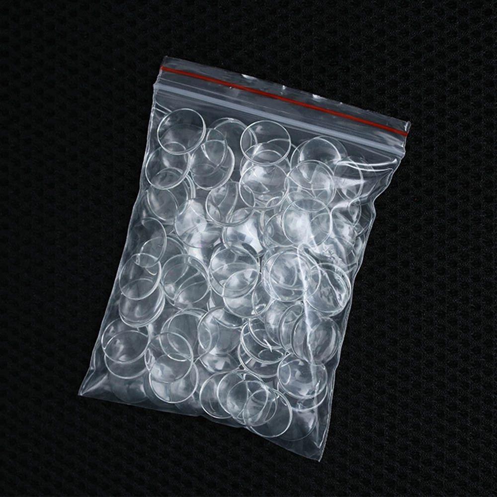 Задняя часть кукольных глазных яблок Прозрачное стекло Стеклянные чипсы для глаз Кукольный глазной патч Глаза куклы Блайз Стеклянные глаза куклы