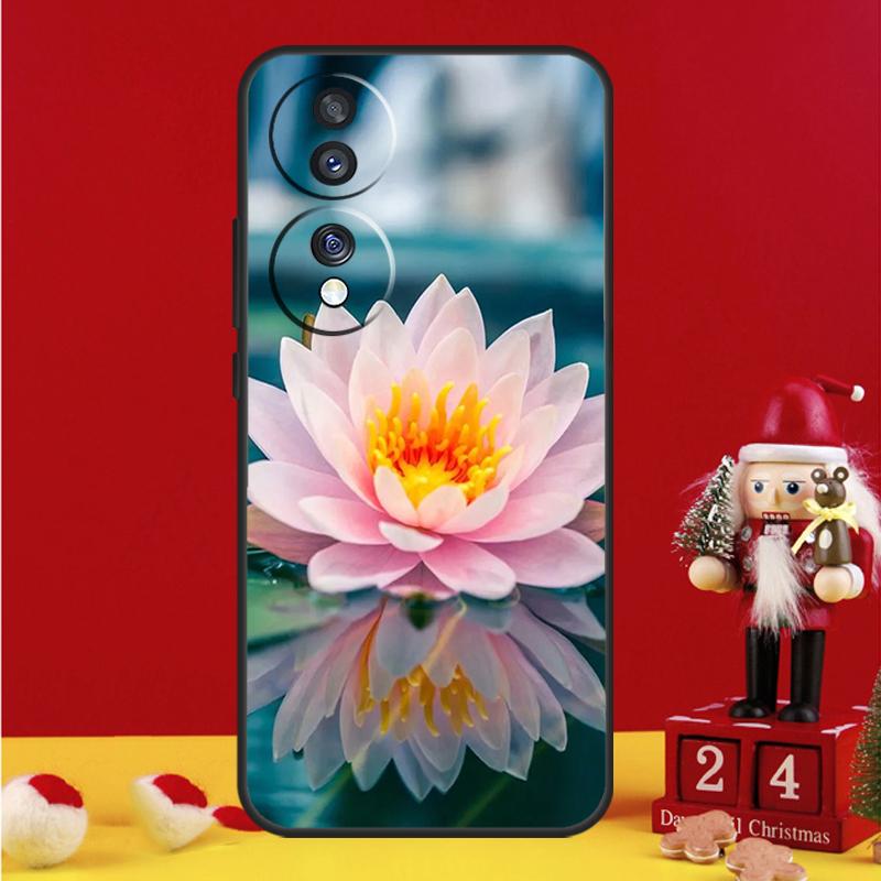 Чехол Цветок Лотос для Honor Magic 8 6 7 Lite Honor X9d X9c X9b X9a X8b X8c Win 50 70 90 200 400 Pro