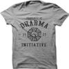Dharmas Initiative 1977 Lost Tv Show Printed Tshirt Cotton Round Neck Short Sleeve Regular Fit Comfort Casual Tops