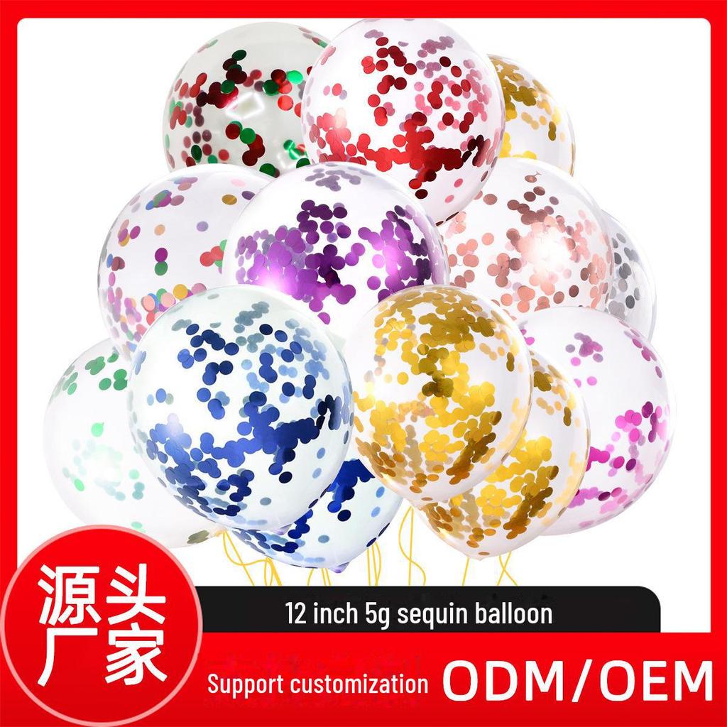 12-дюймовые круглые шары с пайетками для украшения вечеринок и свадеб