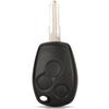 Jingyuqin 3 кнопки сменный корпус дистанционного ключа чехол FOB чехол для Renault Logan Sandero Clio Fluence Vivaro Master Traff