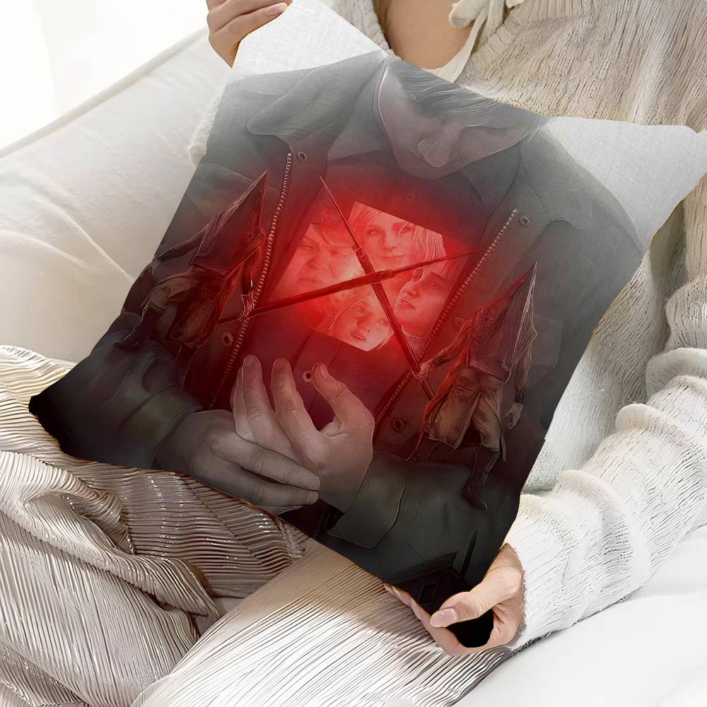 Horror Game SSilent HHill Cushion Cover Polyester Sofa Cushions Decorative Throw Pillows Home Decoration Pillowcover
