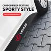 2pcs Car Door Side Skirt Sill Stripe Carbon Decals Styling Accessories For Lexus EX300H RX450H IS300H ES300H NX RX GS Al20