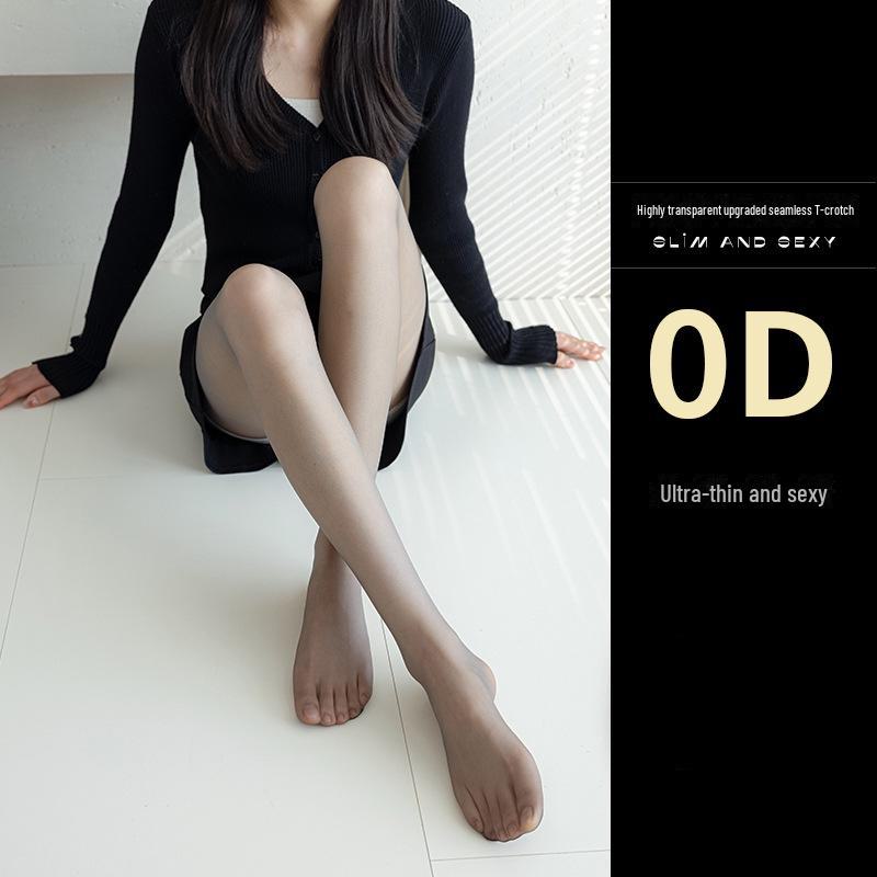 Ультратонкие черные женские летние чулки: Колготки с защитой от зацепов и капель, высокой прозрачностью