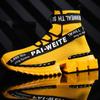 Fashion High-top Breathable Flying Woven Socks, Spring and Autumn Thick-soled Men's Shoes