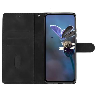Для Xiaomi Redmi Note 13 Pro 5G/Poco X6 5G Чехол Кожаный чехол для телефона с оттиском бабочки и цветка
