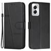For Motorola Moto G Power (2024) Leather Case Calf Texture Phone Wallet