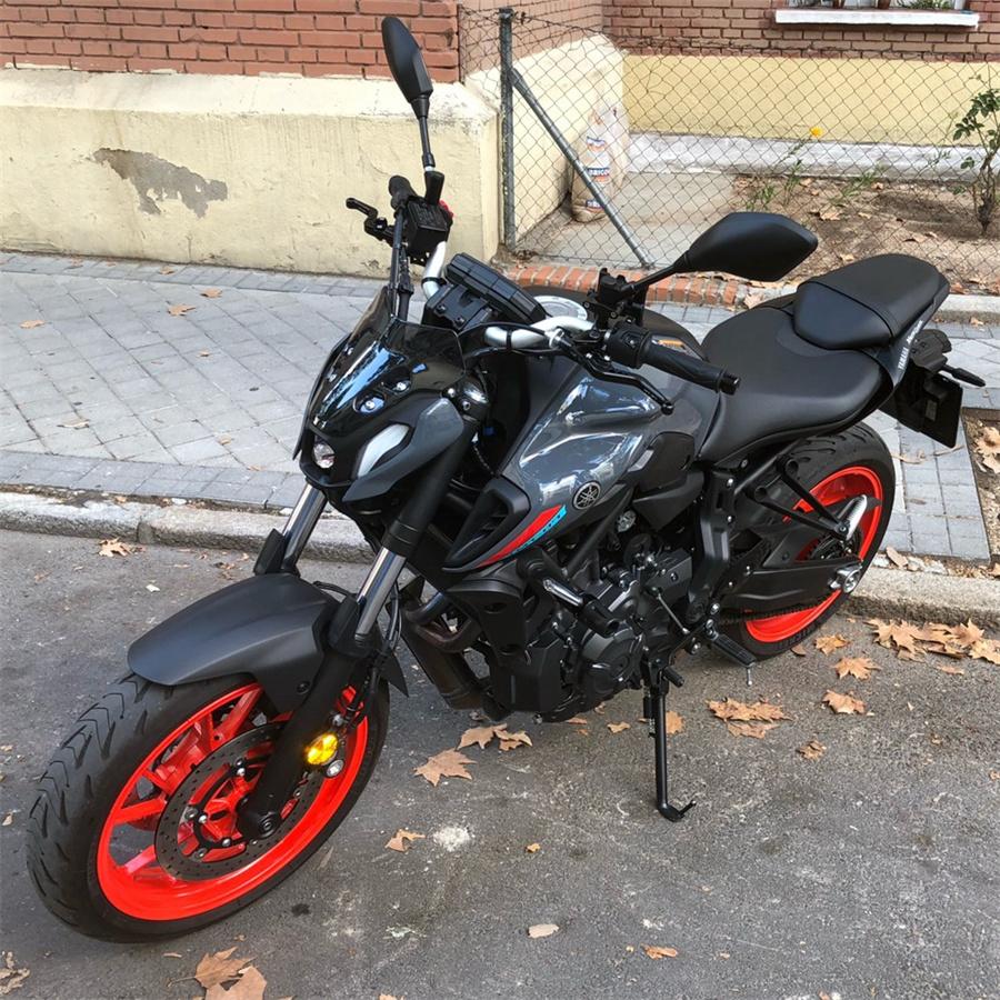 Для мотоциклов Yamaha MT07 2021 года Ветровое стекло Ветровик Дефлектор воздушного потока ABS