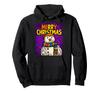 Snowman Pop Art Merry Christmas Christmas Motif Hoodie